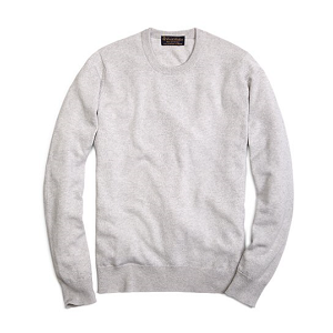 Cashmere Crewneck Sweater - Pastel Heather Grey